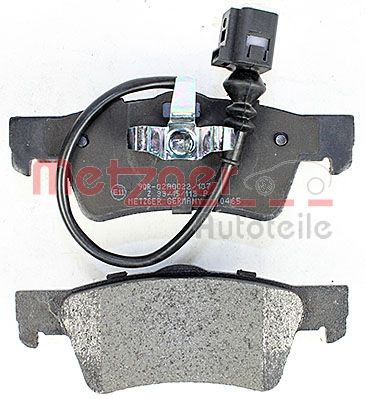 METZGER 1170465 Bremsbelagsatz, Scheibenbremse